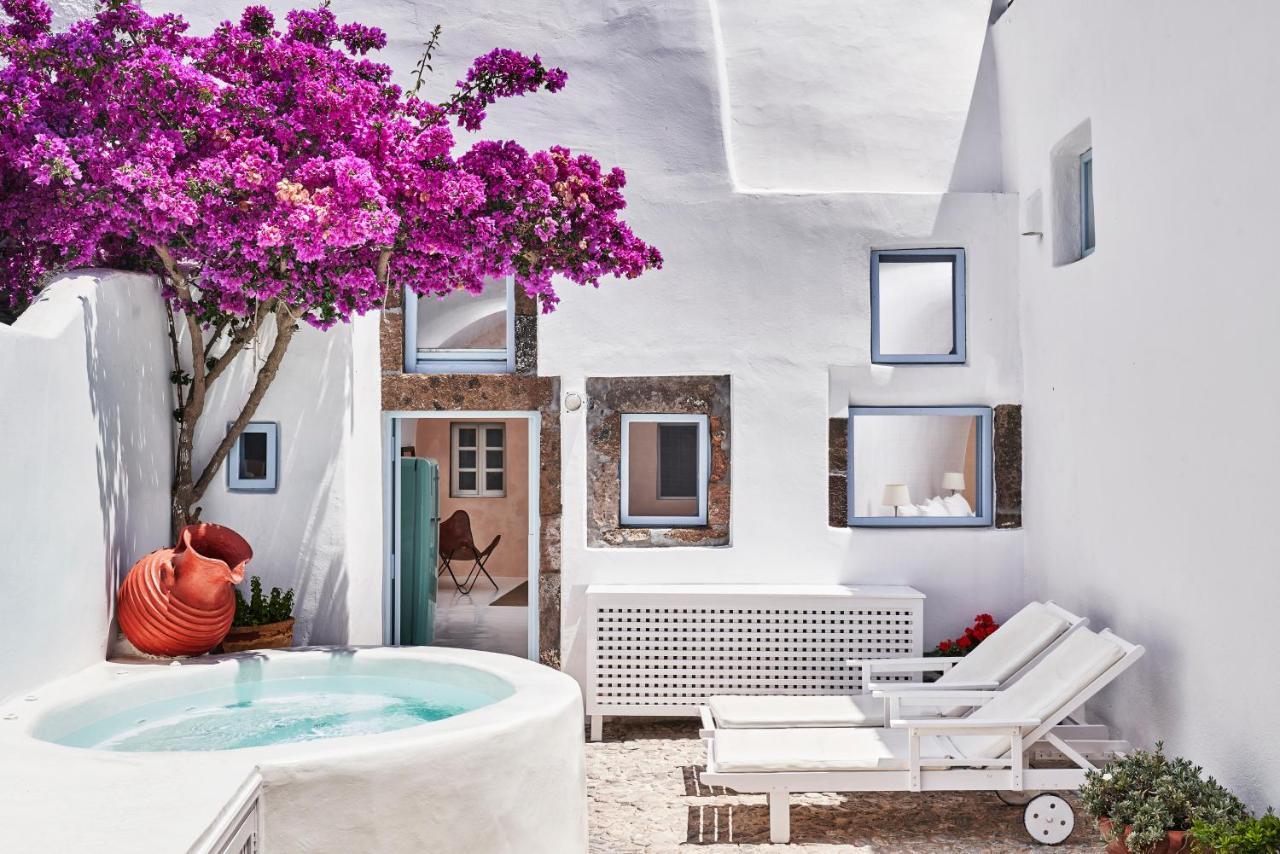 2 Bedroom Charming Villa With Outdoors Jacuzzi Megalochori  Exterior foto